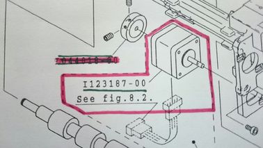 Chine I123187 / I123187-00 Noritsu QSS3201/3202 moteur d'impulsion minilab utilisé fournisseur