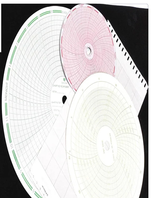 Chine Papier graphique C100-0-6 pour COBEX 24 heures 6 pouces 152 mm papier circulaire d'enregistrement fournisseur