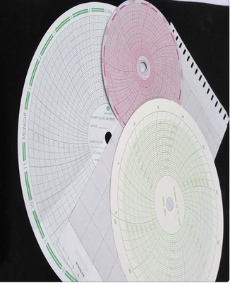 Chine Le papier graphique C614 pour SON 24 heures 6 pouces 152 mm papier d'enregistrement circulaire fournisseur