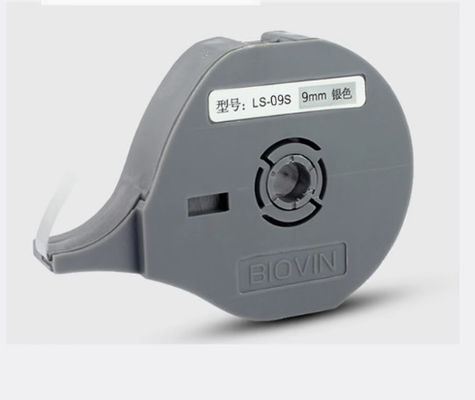 Chine LS-09S ruban adhésif d'étiquette de 9 mm pour Biovin S600 S650 S680 S690 S700 Machine à lettres électroniques, Imprimante d'identification par câble, Marqueur filaire fournisseur