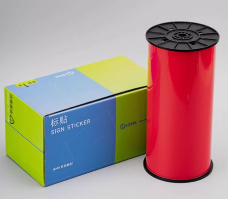 Chine Red Print label tape Sticker SR-DW-220R 22cm*20m Sign Sticker Wide Format Logo fournisseur