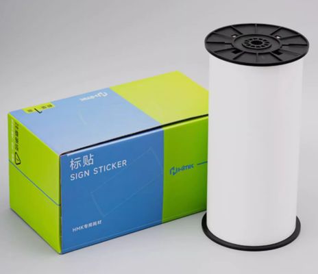 Chine White Print label tape Sticker SR-305BL 250mmx19m Sign Sticker Wide Format Logo fournisseur