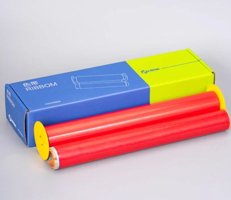 Chine Red Print label tape Sticker SR-202R 22cm*100m Sign Sticker Wide Format Logo fournisseur