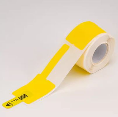 Chine GE-16Y 26mm*79mm Printing Label sticker yellow fournisseur