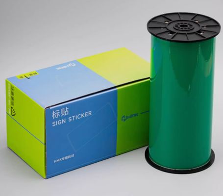 Chine Green Print label tape 250mmx19m Sign Sticker Wide Format Logo fournisseur