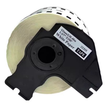 Chine Printing Label sticker HMDK-22205 62mm*30.48m 2-3X100" white paper For Brother fournisseur