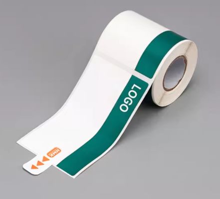 Chine HMKGE50-90B-150(427)/H White heat transfer printing label tape sticker 50mmx90mm fournisseur