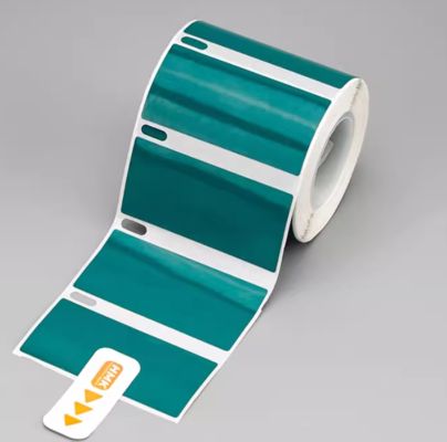 Chine HMK GE-5025G 50mm*25mm Green heat transfer printing label tape sticker fournisseur