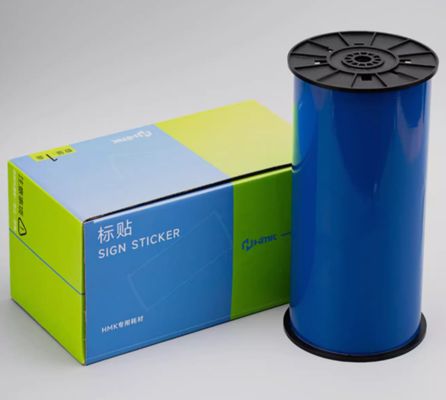 Chine Blue Print label tape HMK 300mmx15m Sign Sticker Wide Format Logo Tube printer fournisseur