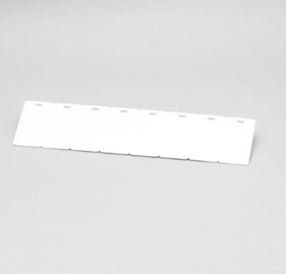 Chine 32mm x 68mm PVC Eight consorts label white SR-3268P-8 fournisseur