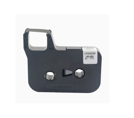 Chine LM-606B white 6mm label tape cassette for L-MARK Electronic Lettering Machine tube printer fournisseur