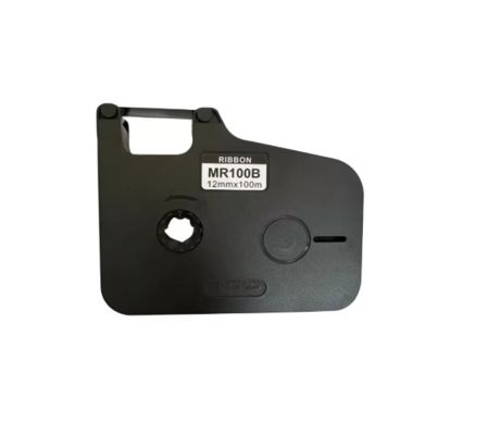 Chine MR100B Black label tape cassette 12mm X 100m For Yihero M760 / M780 Electronic Lettering Machine tube printer fournisseur