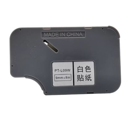 Chine TD-09W 9mm X 8M white without chip For Supvan TP60i / 66i Electronic Lettering Machine fournisseur