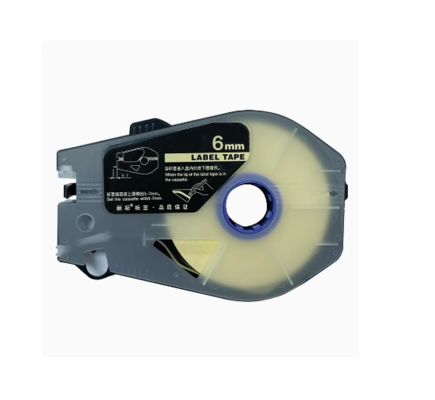 Chine LB-906Y 6mm yellow label tape cassette For Canon LB C-960T / 920T / 980T Electronic Lettering Machine tube printer fournisseur
