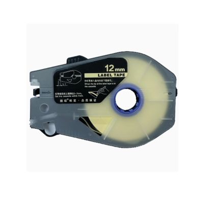 Chine LB-912Y 12mm yellow label tape cassette For Canon LB C-960T / 920T / 980T Electronic Lettering Machine tube printer fournisseur