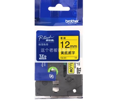 Chine 24MM P-Touch Black on Clear label tape cassette TZe-151 for Brother Electronic Lettering Machine tube printer fournisseur