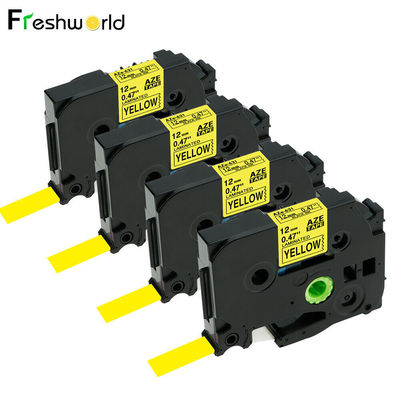 Chine 4PK compatibles TZe-631 TZ631 compatibles avec le label de P-contact de frère attachent du ruban adhésif à 12mm PT-H100 jaune fournisseur