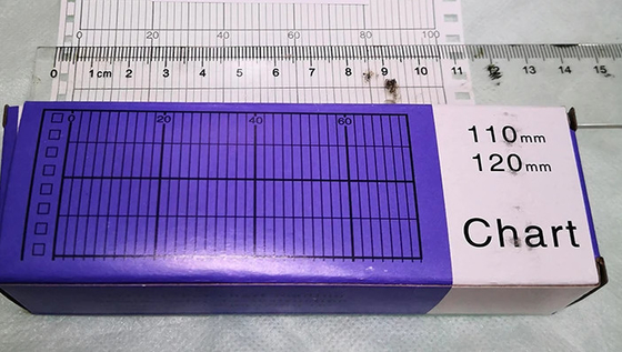 Le papier graphique B956AAR est destiné à l'enregistreur YOKOGAWA UR1000,UR10000,SR1000 SR10000 436101 436102 436103 436104 436106 ER100 ER10 fournisseur