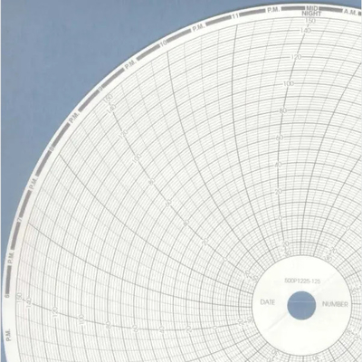 Papier graphique 500P1225-116 pour le fuloscope ABB ERC série 12 ̊ papier circulaire d'enregistrement de 12 heures fournisseur