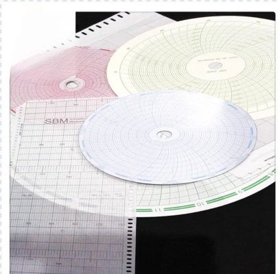 Papier graphique 500P1225-116 pour le fuloscope ABB ERC série 12 ̊ papier circulaire d'enregistrement de 12 heures fournisseur
