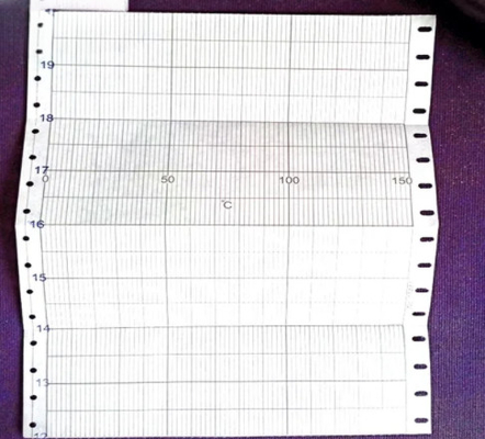 Papier à feuille de calcul EM001 pour le CHINO AL,EL,EM Série Z-FOLD CHART 100 mm (114 mm) papier à feuille de calcul EM104N, EM01002, EM13001 fournisseur