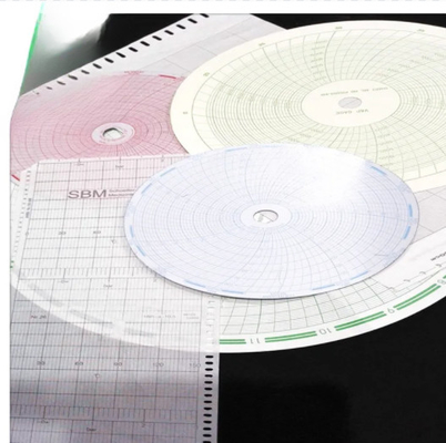 Papier graphique 500P1225-85 pour fulscope ABB série ERC 12 ̊ papier circulaire d'enregistrement de 12 heures fournisseur