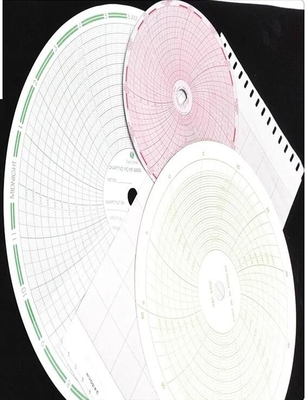 Papier graphique 500P1225-107 pour le fuloscope ABB ERC série 12 ̊ papier circulaire d'enregistrement 24 heures fournisseur