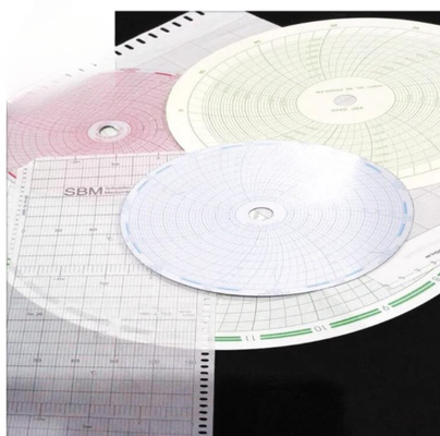 Papier graphique C6282-168 pour sanyo congélateur 152 mm papier circulaire d'enregistrement fournisseur