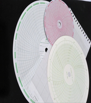 Papier graphique 500P1225-5 pour le fuloscope ABB ERC série 12&quot; papier circulaire d'enregistrement fournisseur