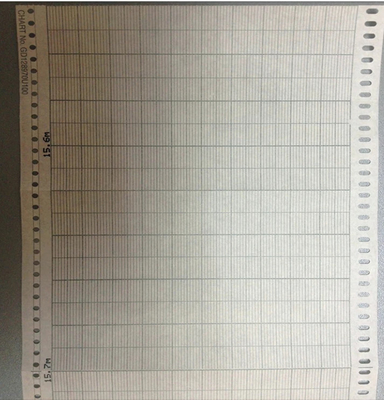 Papier graphique GD248010U075 pour CHESSELL/EUROTHERM 275 mm*20 M papier d'enregistrement Z-FOLD fournisseur