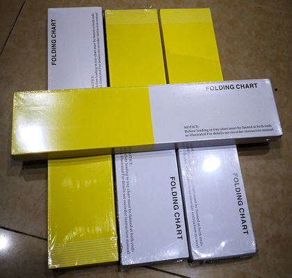 Papier graphique GD248010U075 pour CHESSELL/EUROTHERM 275 mm*20 M papier d'enregistrement Z-FOLD fournisseur