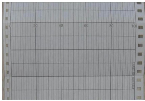 Youkogawa UR10000 436106 enregistreur Z-FOLD CHART PAPER B9565AW La gamme originale est de 0 à 100 fournisseur