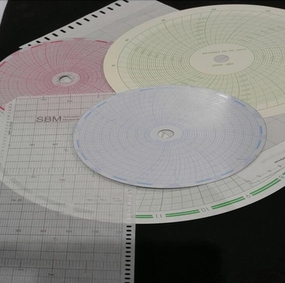 Papier graphique W120-20-6 pour COBEX 24 heures 6 pouces 152 mm papier circulaire d'enregistrement fournisseur