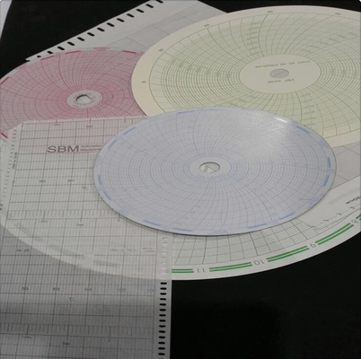 Papier cartographique circulaire 123-319-08 20000PSI pour le magnétoscope DEWIT 4892 et le magnétoscope RESATO rpx-192-XH fournisseur