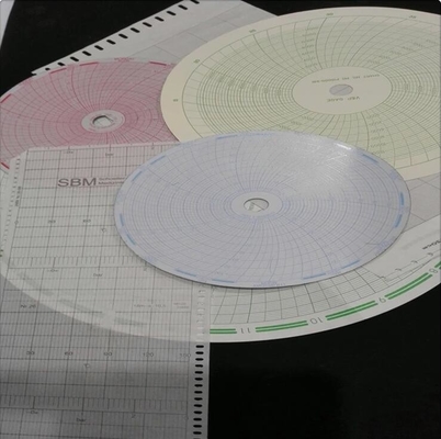 Papier cartographique circulaire 123-319-08 20000PSI pour le magnétoscope DEWIT 4892 et le magnétoscope RESATO rpx-192-XH fournisseur