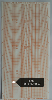 Pour le SKSATO SIGMA MINISTAR, papier d'enregistrement de la température et de l'humidité S168-5100X640 fournisseur