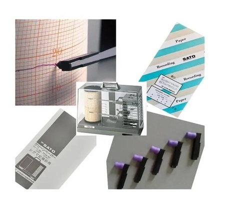 pour SKSATO SigmaII 7210-00 papier graphique 7210-62 sk1681540 7 jours graphique pour Sigma II thermohygrographes 31 jours 7210-64 fournisseur