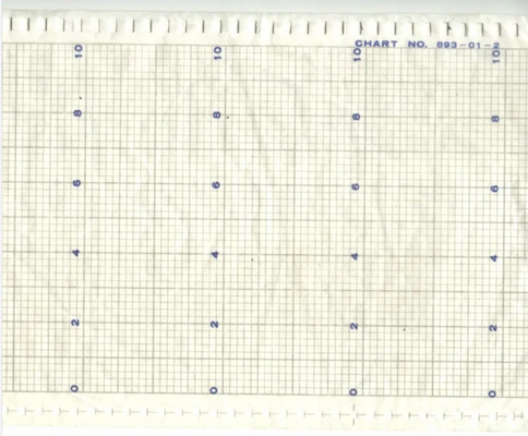 Pour l'enregistreur de cartes SEKONIC SS100F, papier cartographique à rouleaux 893-01 fournisseur