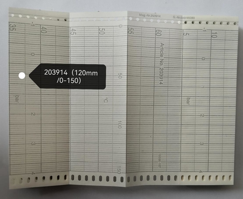 Pour GETINGE STERILIZER HS66 Enregistreur papier de tableau d'enregistrement de pression et de température 570011803 203914 fournisseur