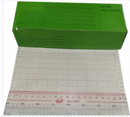 Papier graphique EH05035 pour la série CHINO EH,AH,ET de 180 mm x 20 M papier d'enregistrement Z-FOLD fournisseur