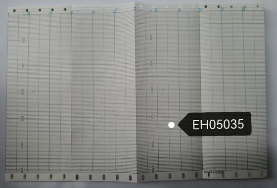 Papier graphique EH05035 pour la série CHINO EH,AH,ET de 180 mm x 20 M papier d'enregistrement Z-FOLD fournisseur