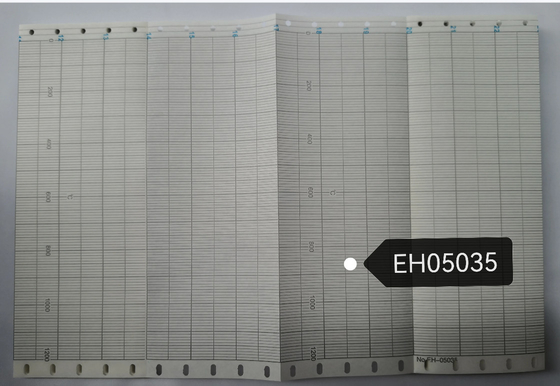 Papier graphique EH05035 pour la série CHINO EH,AH,ET de 180 mm x 20 M papier d'enregistrement Z-FOLD fournisseur