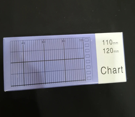 Papier graphique PR100L 9002F pour le papier d'enregistrement Z-FOLD ABB PR100 120 mm*16 m fournisseur