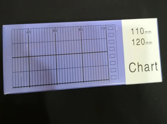 Papier graphique PR100L 9002F pour le papier d'enregistrement Z-FOLD ABB PR100 120 mm*16 m fournisseur