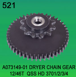 VITESSE À CHAÎNES TEETH-12/46 du DESSICCATEUR A073149-01 POUR le minilab de NORITSU HD qss3701/3702/3703/3704 fournisseur