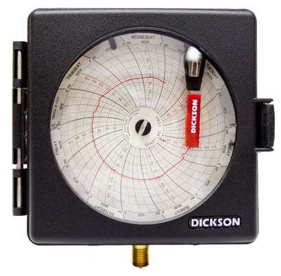 DICKSON PW476 enregistreur de pression circulaire de 4 pouces, enregistreur d'alimentation en papier de type disque de pression enregistreur de graphique fournisseur