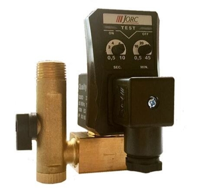 JORC MIC-B Compresseur d'air automatique électroniquement chronométré, soupape de vidange de condensat@230V fournisseur