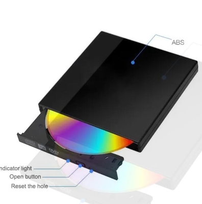 USB 2.0 Portable Portable Slim Drive Optique Boîte CD / DVD-RW DVD ROM Combo Burner fournisseur