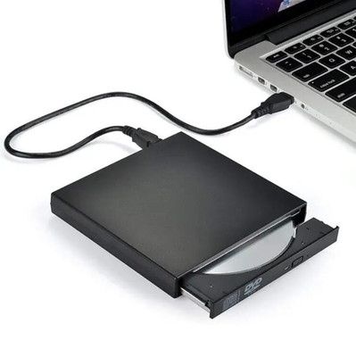 USB 2.0 Portable Portable Slim Drive Optique Boîte CD / DVD-RW DVD ROM Combo Burner fournisseur