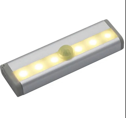 6 capteurs de mouvement LED PIR LED Lumière de nuit intérieure avec batterie pour chambre à coucher fournisseur